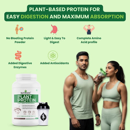 Nutrazee 100% Plant Protein Powder Vegan (1kg)