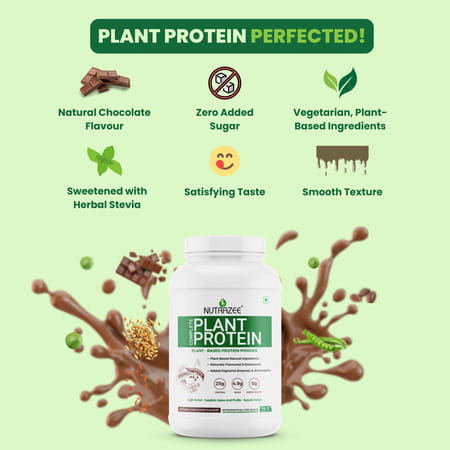 Nutrazee 100% Plant Protein Powder Vegan (1kg)