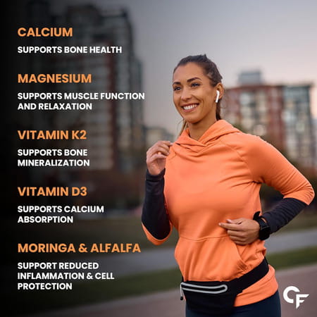 Carbamide Forte Calcium With Magnesium Zinc Vitamin D K2 & B12 60 Tablets