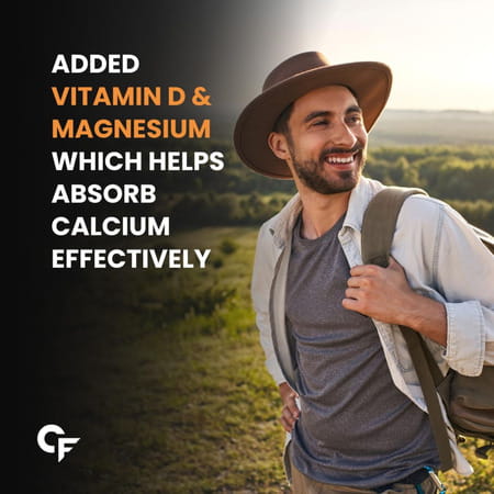 Carbamide Forte Calcium With Magnesium Zinc Vitamin D K2 & B12 60 Tablets