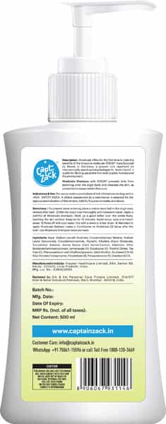 Captain Zack Vet Care - Irradicate Tick Repellent Shampoo For Dogs 500 Ml