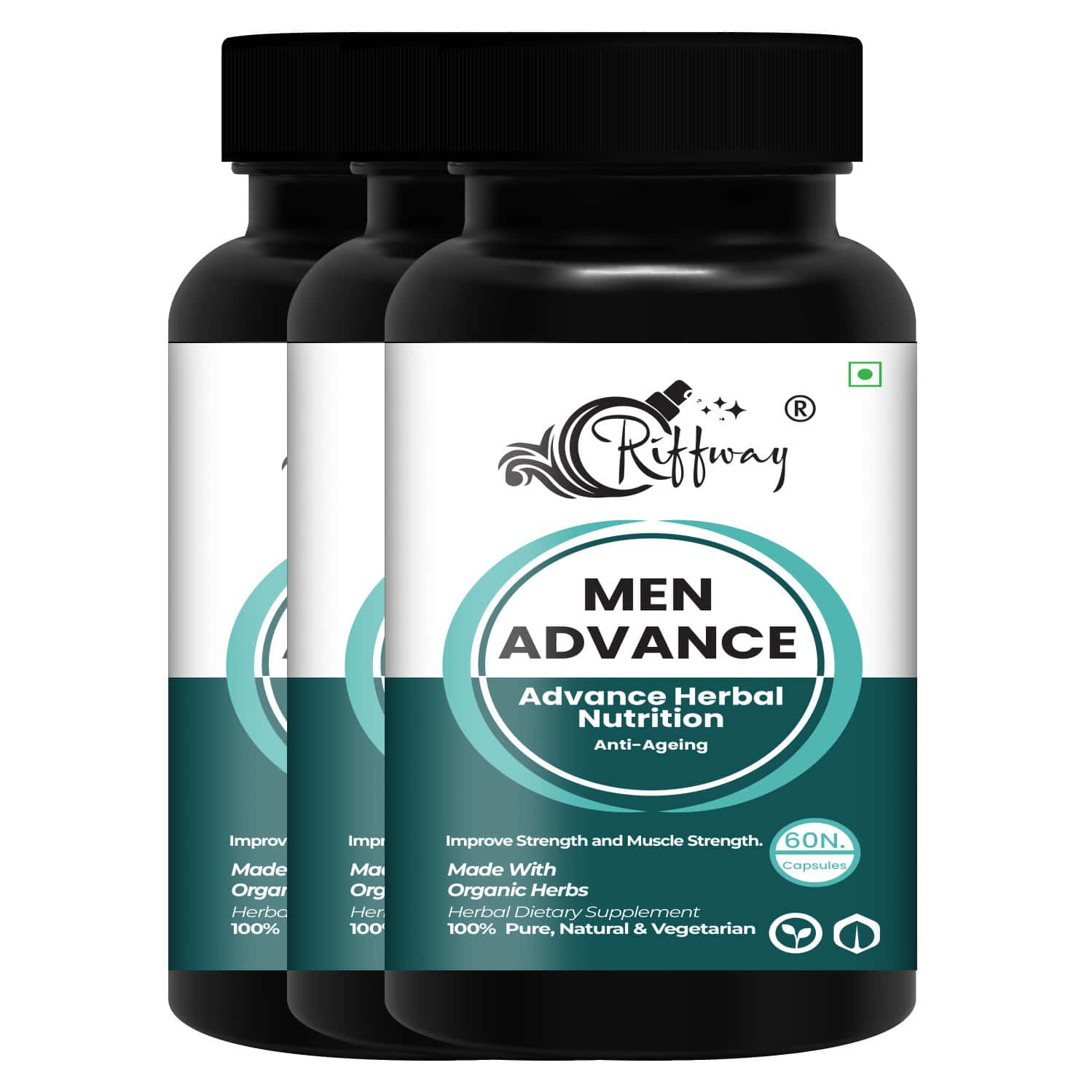 Men Advance Wellness Power Capsule For Men | Energy & Immunity (180 Caps)