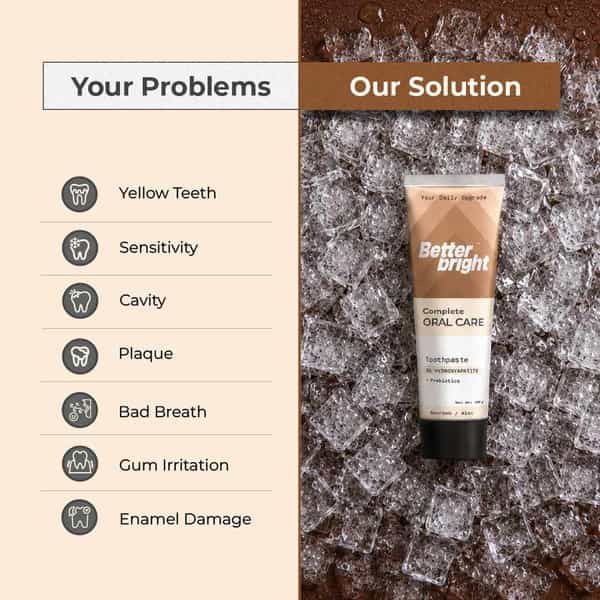 Bourbon Mint Teeth Whitening Toothpaste | 5% Hap + Nha| Fresh Breath & Enamel Care|Sls Free| 100G