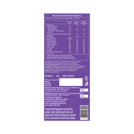 Good Monk Family Nutrition Mix | Multivitamin & Probiotic | Clinically Proven | 60 Sachets