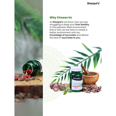 Sheopal'S Super Combo Liver X Factor 60capsule For Liver Detox & Hyper 60capsule For Hypertension