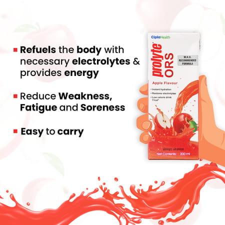 Prolyte Ors Apple Drink Tetrapack (200 Ml)
