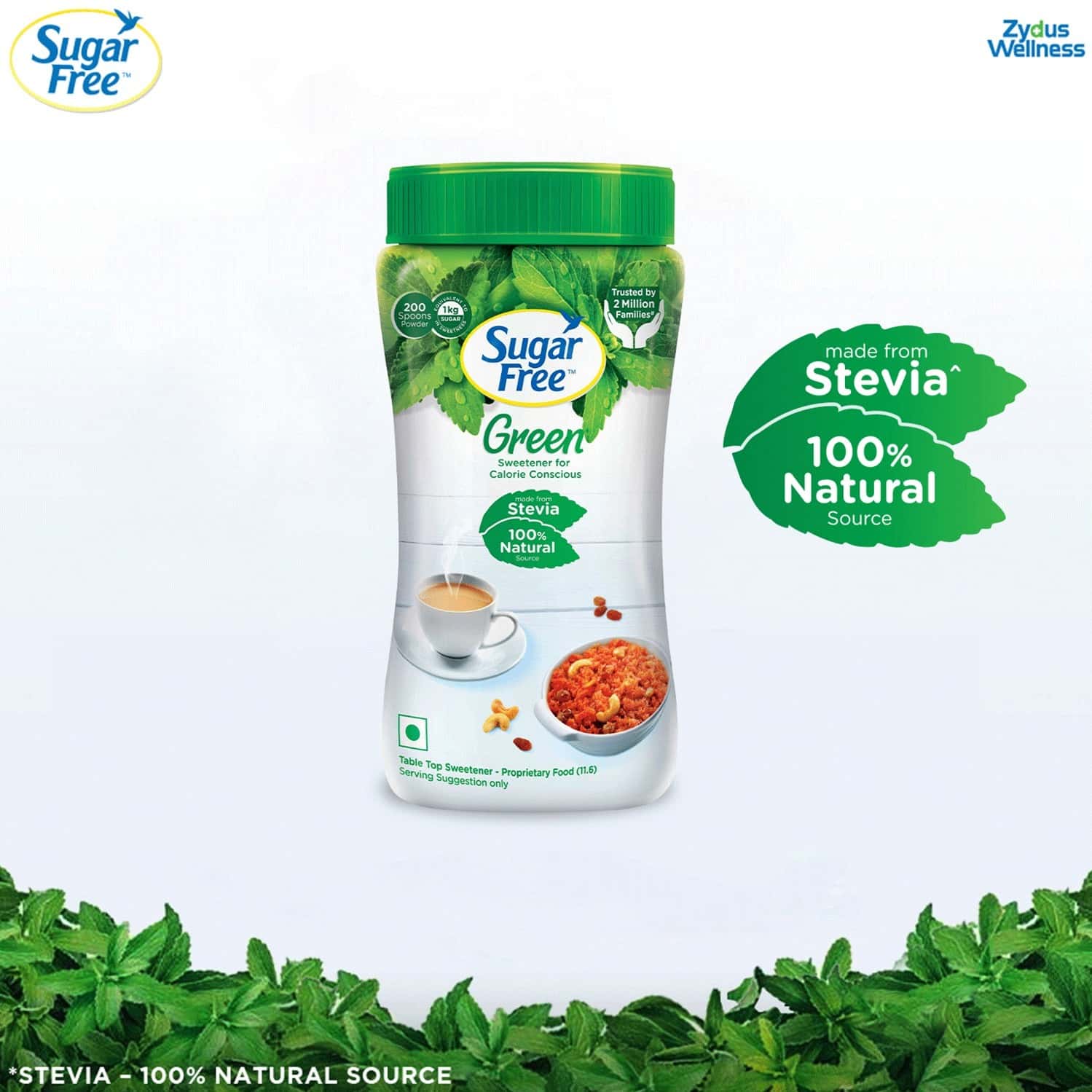 Buy SUGAR FREE GREEN MADE FROM MEETHI TULSI (STEVIA) 100 NATURAL