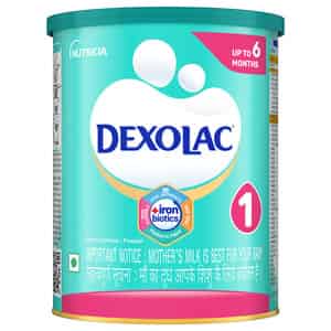 Dexolac 1 | Infant Formula | Upto 6 Months | Tin 400 Gm