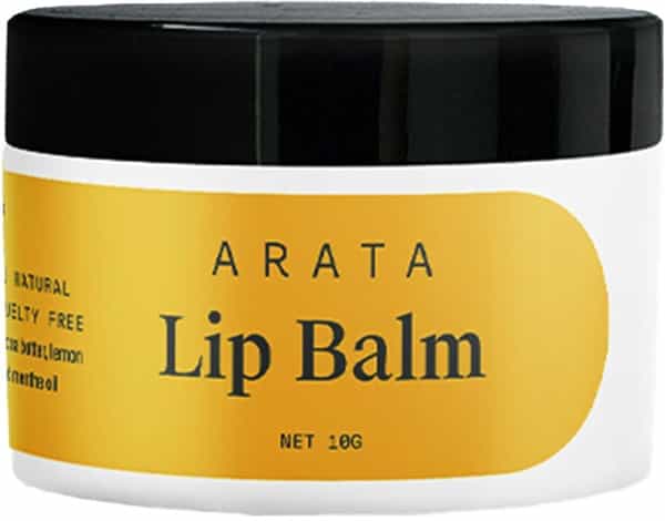 Arata Natural Lip Balm For Dry Chapped Lips With Intense Moisturizing (10Gm )