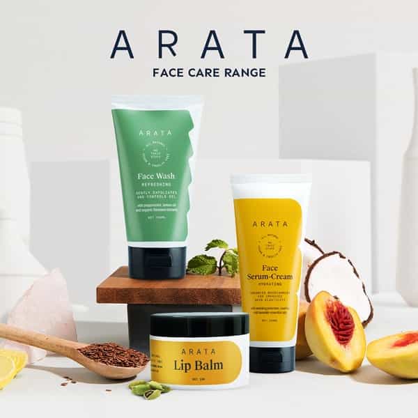Arata Natural Lip Balm For Dry Chapped Lips With Intense Moisturizing (10Gm )