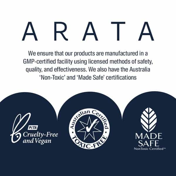Arata Natural Lip Balm For Dry Chapped Lips With Intense Moisturizing (10Gm )