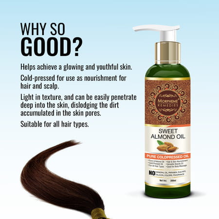 Morpheme Remedies Pure Sweet Almond Oil 200 Ml