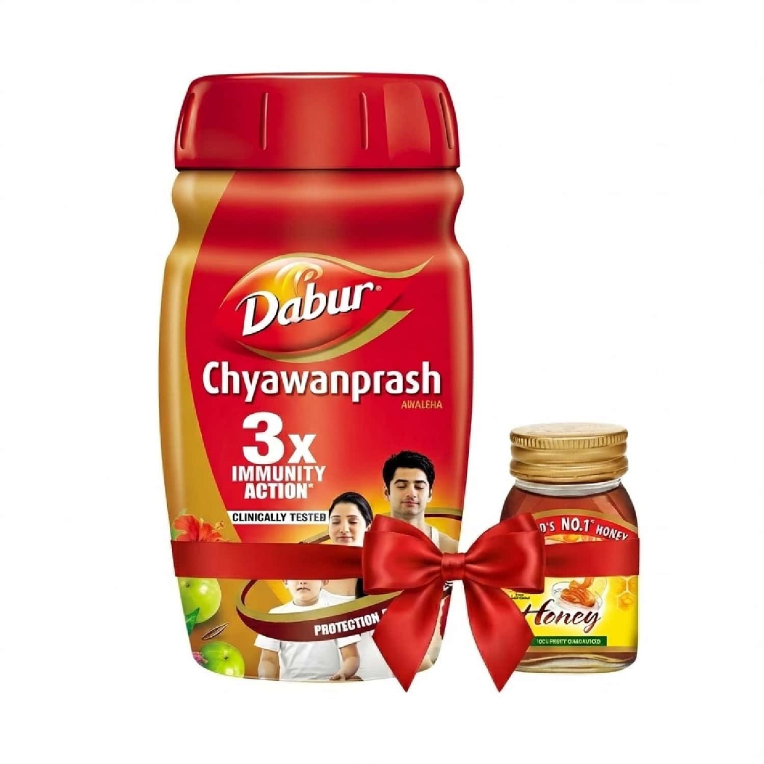Dabur Chyawanprash 3x Immunity Action 950 Gm With 100 Gm Dabur Honey Free