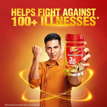 Dabur Chyawanprash 3x Immunity Action 950 Gm With 100 Gm Dabur Honey Free