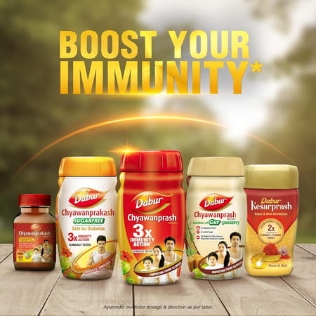 Dabur Chyawanprash 3x Immunity Action 950 Gm With 100 Gm Dabur Honey Free