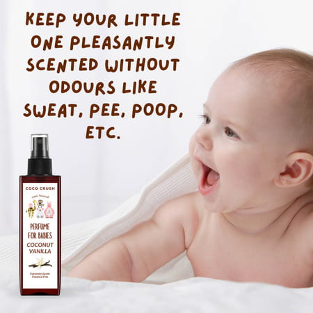 Coco Crush 100% Natural Coconut Vanilla Gentle Perfume For Babies - 100ml