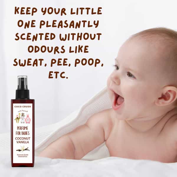 Coco Crush 100% Natural Coconut Vanilla Gentle Perfume For Babies - 100Ml