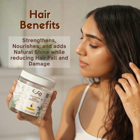 Coco Crush Cold Pressed Virgin Coconut Oil Jar - 500ml