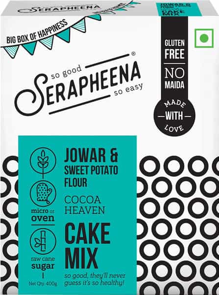 Serapheena Jowar & Sweet Potato Big Cake Mix - Cocoa Heaven 400G