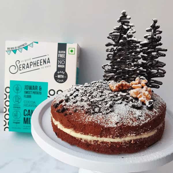 Serapheena Jowar & Sweet Potato Big Cake Mix - Cocoa Heaven 400G
