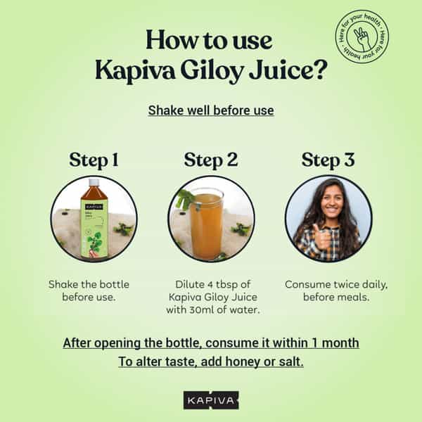 Kapiva Giloy Juice (Natural Immunity Booster) 1 L