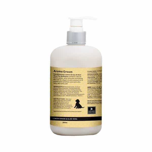 Aroma Groom Lemongrass Pet Shampoo 500 Ml