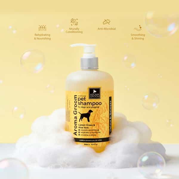 Aroma Groom Lemongrass Pet Shampoo 500 Ml