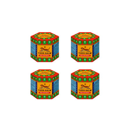 Tiger Balm Red Ointment | Ayurvedic Pain Relief Balm | 21ml Each | Pack Of 4