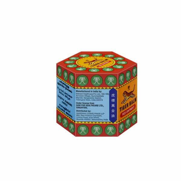 Tiger Balm Red Ointment | Ayurvedic Pain Relief Balm | 21Ml Each | Pack Of 4