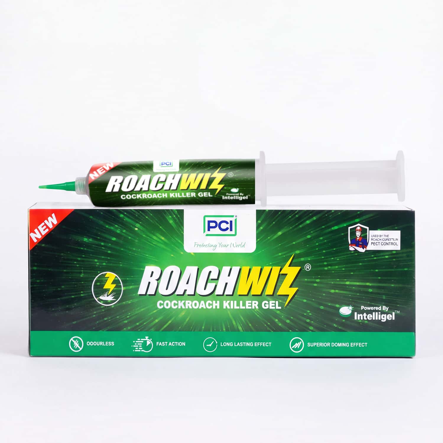 Pci Roachwiz Cockroach Killer Gel | For Home & Kitchen | Targets Roaches | Child-safe - 35g