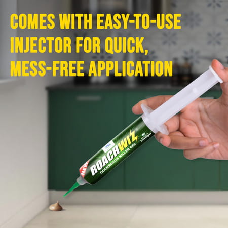 Pci Roachwiz Cockroach Killer Gel | For Home & Kitchen | Targets Roaches | Child-Safe - 35G