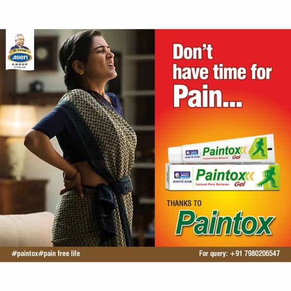 Allen Laboratories Paintox Gel 30 Gm (Pack Of 4)