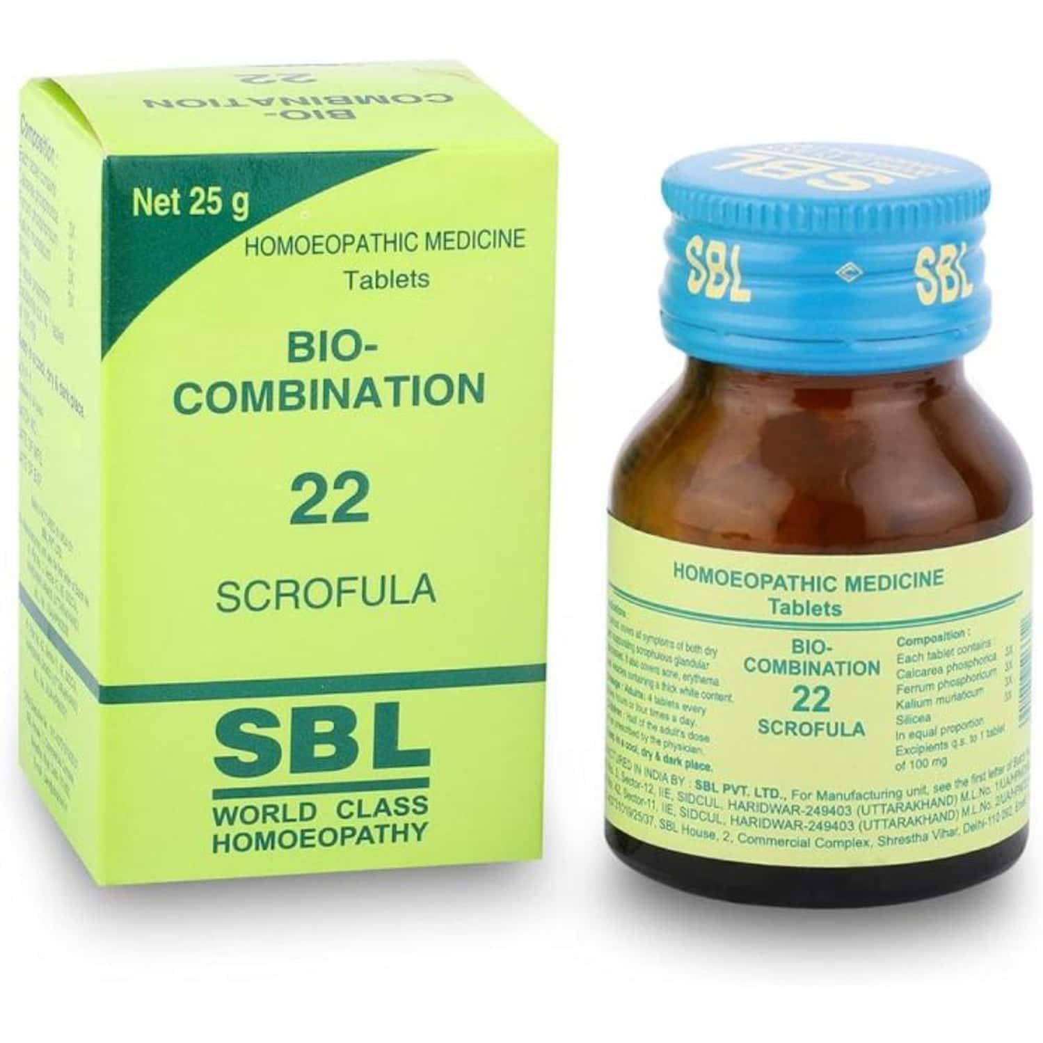Sbl Bio-combination 22 Tablet 25 Gm Pack Of 3