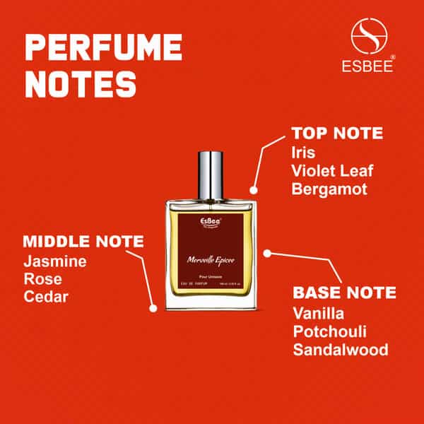 Esbee Merveille Epicee Unisex Perfume | Long Lasting Eau De Perfume 100Ml I Pack Of 1