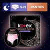 Kotex Overnight Panties -Periodwear For Sanitary Protection - S/M (4 Count)