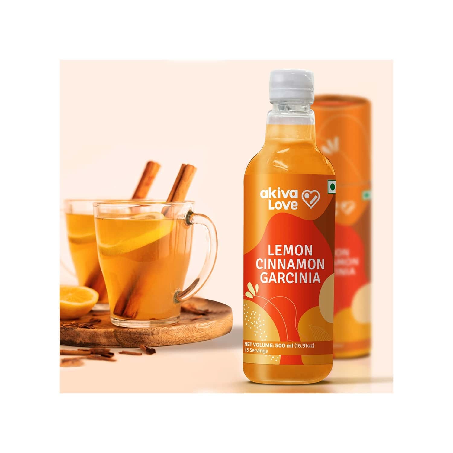 Buy Lemon Cinnamon Garcinia Juice ( Concentrated ) For Weight Loss 500ml Online at Flat 18