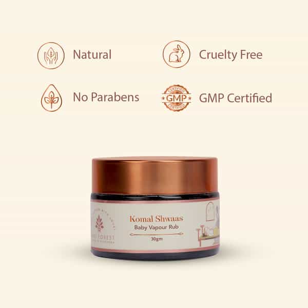 Baby Forest Komal Shwaas Baby Vapour Rub 30Gm