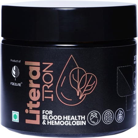 Literal Iron (Apple Cranberry Flavour) Haemoglobin Improvement-1 Bottle (30 Lozenges)