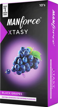 Manforce Xtasy Condoms(Black Grapes) 10s