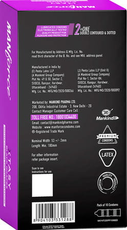 Manforce Xtasy Condoms(Black Grapes) 10s