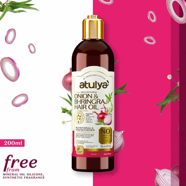 Atulya Onion Bhringraj Hair Oil 200 Ml