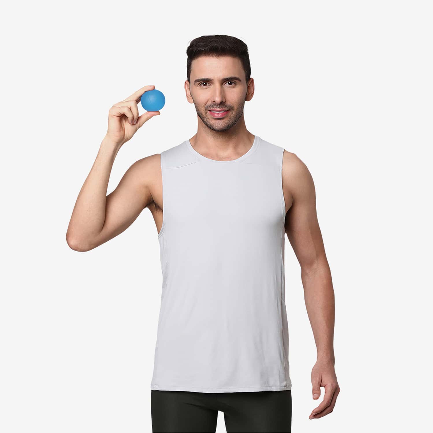 Flamingo Premium Silicone Stress Relief Ball | Hard | Blue
