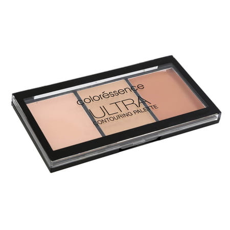 Coloressence Ultra Contour Palette Creme Satin Finish, Longlasting Highlighter & Bronzer, Ktp1 10gm
