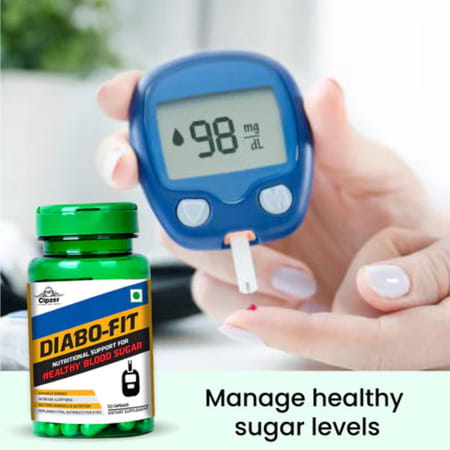 Cipzer Diabo Fit 60 Capsules | Supports Healthy Blood Sugar & Glycemic Balance