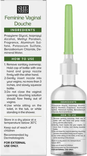 Sheneed Feminine Vaginal Douche-Fresh Scent- With Ph-3.5 - 133 Ml (Pack Of 2)