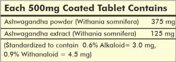 Grazing Meadows Ashwagandha Tablets Natural Ashwagandha 120 Tablets (Withania Somnifera) Pack Of 4)