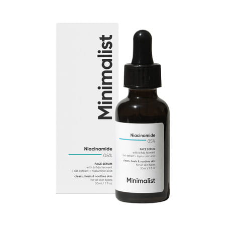 Minimalist Niacinamide 5% Serum For Even Skin Tone Hydration & Improving Skin Barrier With Ha(30ml)