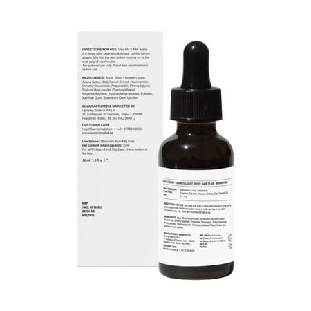 Minimalist Niacinamide 5% Serum For Even Skin Tone Hydration & Improving Skin Barrier With Ha(30ml)