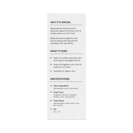 Minimalist Niacinamide 5% Serum For Even Skin Tone Hydration & Improving Skin Barrier With Ha(30ml)