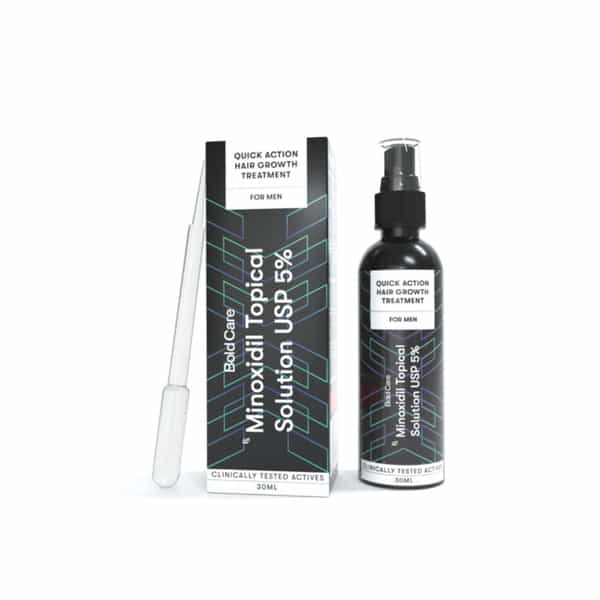 Bold Care Minoxidil Topical Solution Usp 5% Hair Serum For Men |Targets Hair Regrowth - 30Ml